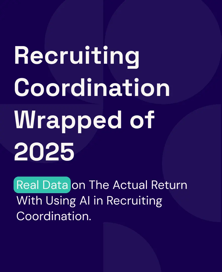Recruiting Coordination Wrapped of 2025 Report Cover